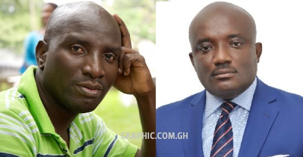Socrate Safo (left) with Kojo Antwi Socrate Safo (left) with Kojo Antwi